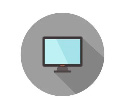 Computer icon illustrated in vector on white background computer icon illu... Stock Photos