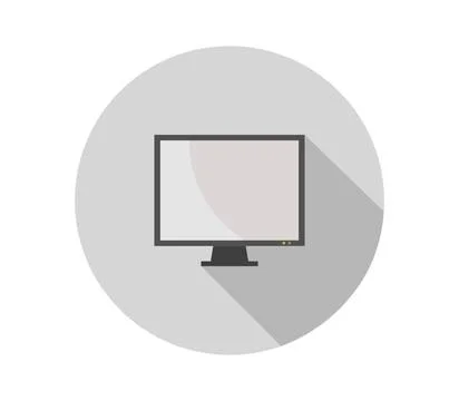Computer icon illustrated in vector on white background computer icon illu... Stock Photos