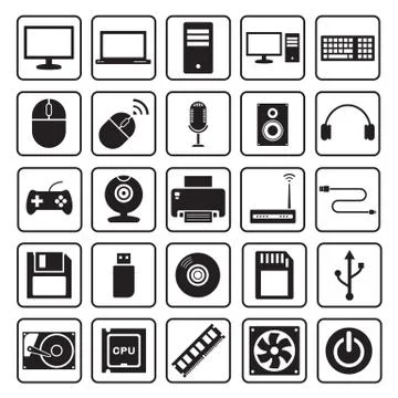 Computer icon Stock Illustration