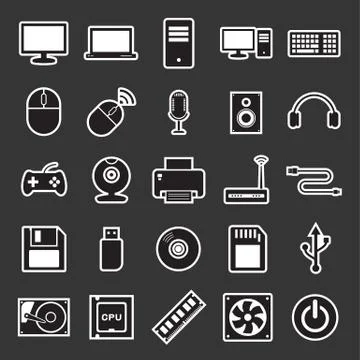 Computer icon Stock Illustration