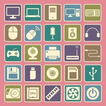 Computer icon Stock Illustration