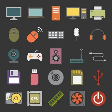 Computer icon Stock Illustration