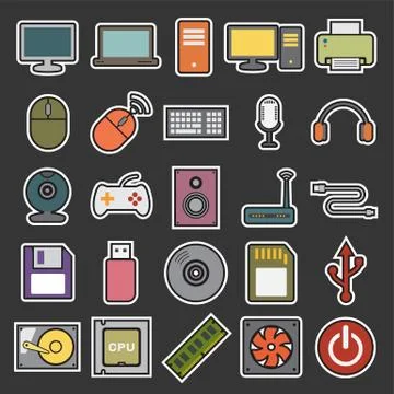 Computer icon Stock Illustration
