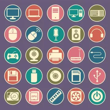 Computer icon Stock Illustration
