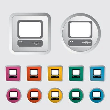 Computer icon Stock Illustration