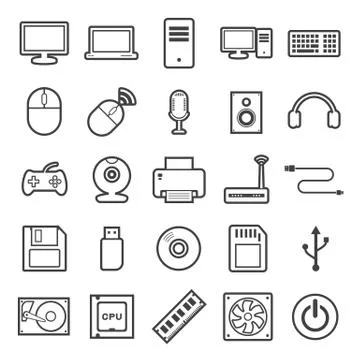 Computer icon Stock Illustration