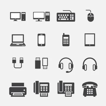 Computer icon Stock Illustration