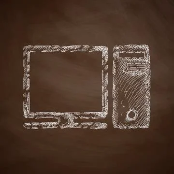 Computer icon Stock Illustration