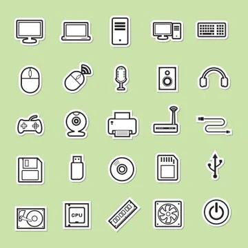 Computer icon Stock Illustration