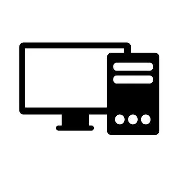 Computer icon Stock Illustration