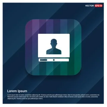 Computer Icon 스톡 일러스트