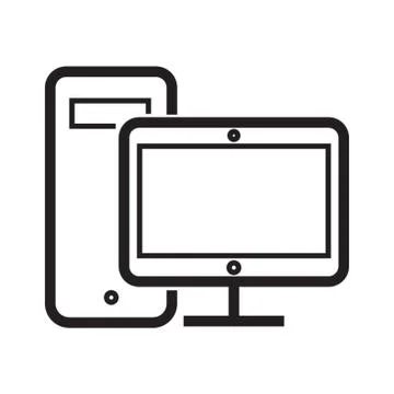 Computer Icon Stock Illustration