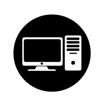 Computer icon illustration design 스톡 일러스트
