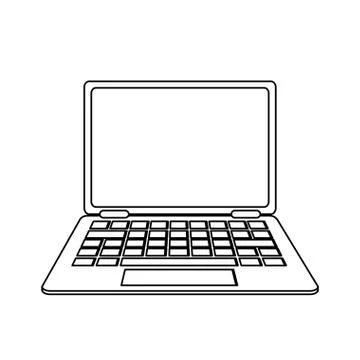 Computer icon image Stock Illustration