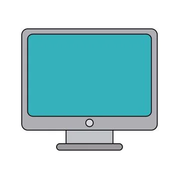 Computer icon image Stock Illustration