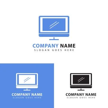 Computer icon logo Stock Illustration