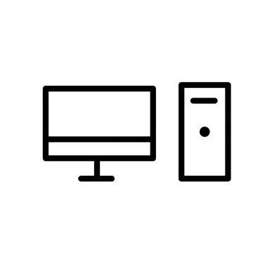 Computer Icon Set Technology and Device Illustrations for Digital Projects Stock Illustration