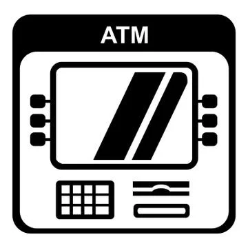 Computer icon, simple style. Stock Illustration