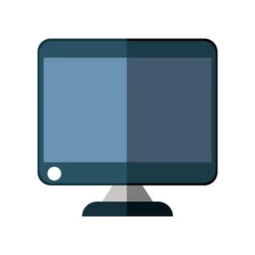 Computer icon. Technology design. vector graphic Illustrazione stock