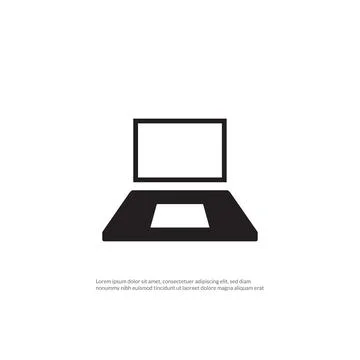Computer icon, vector best flat icon. 스톡 일러스트