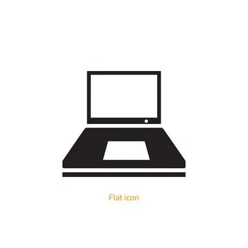 Computer icon, vector best flat icon. Stock Illustration