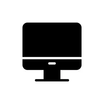 Computer icon vector illustration. computer monitor sign and symbol Stock Illustration