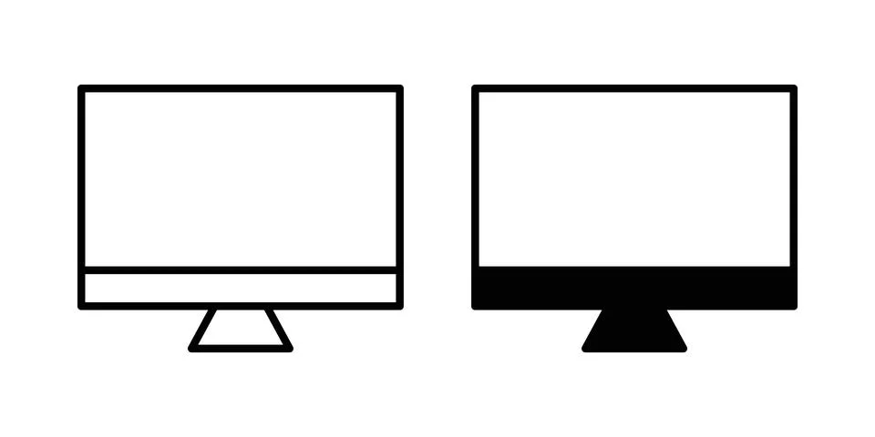 Computer icon vector symbol graphics Stock Illustration
