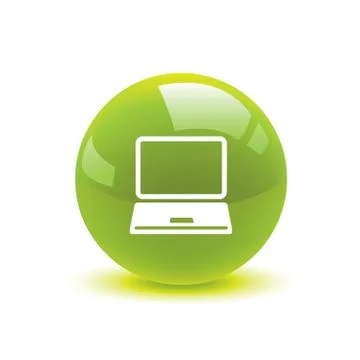 Computer icon web Stock Illustration