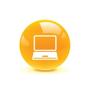 Computer icon web Stock Illustration