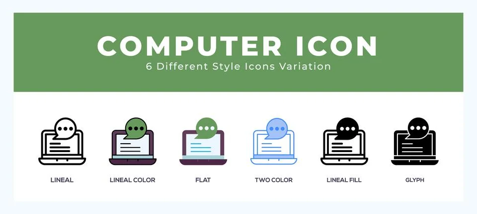 Computer icon for web. mobile apps and ui. イラスト素材