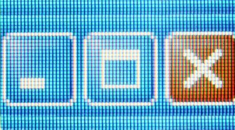 Computer icones Stock Photos