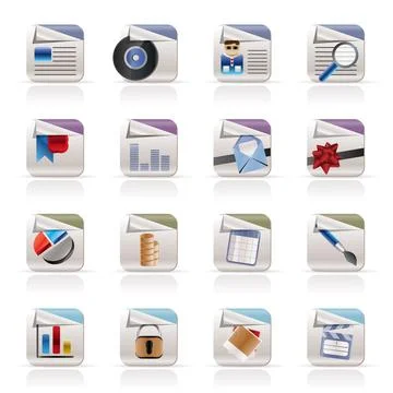 Computer Icons - File Formats Stock Illustration