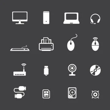 Computer icons Stock Illustration