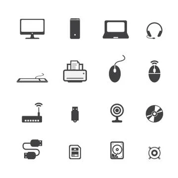 Computer icons Stock Illustration