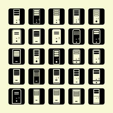 Computer icons Stock Illustration