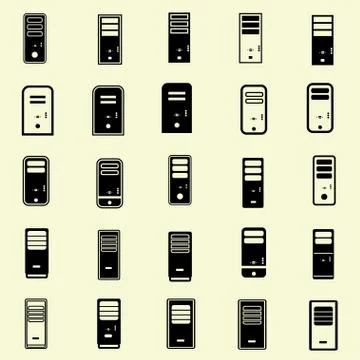 Computer icons Stock Illustration