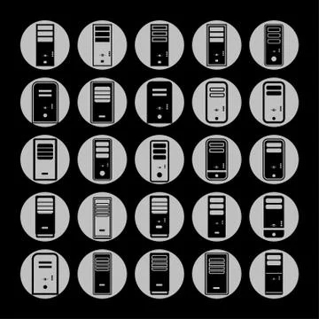 Computer icons Stock Illustration