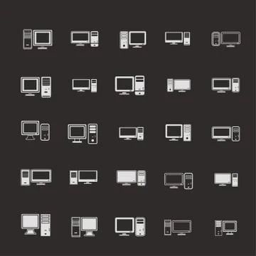 Computer icons Stock Illustration