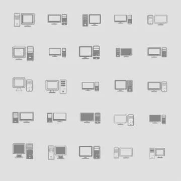 Computer icons Stock Illustration