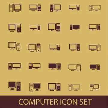 Computer icons Stock Illustration