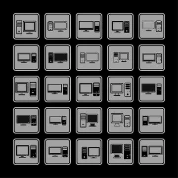 Computer icons Stock Illustration