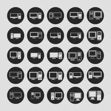 Computer icons Stock Illustration