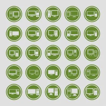 Computer icons Stock Illustration