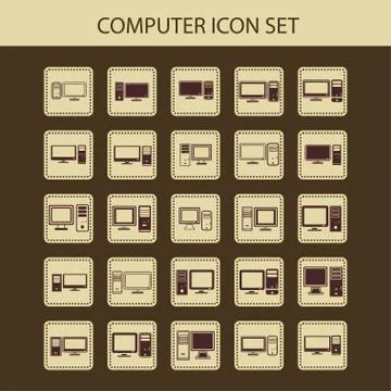 Computer icons Stock Illustration