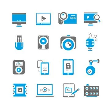 Computer icons Stock Illustration
