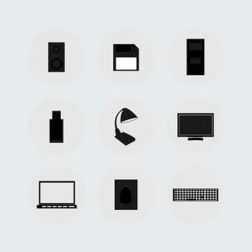 Computer icons Stock Illustration