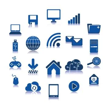 Computer Icons Set イラスト素材