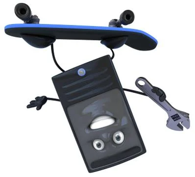 Computer Illustrazione stock