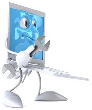 Computer Illustrazione stock