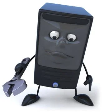 Computer Illustrazione stock